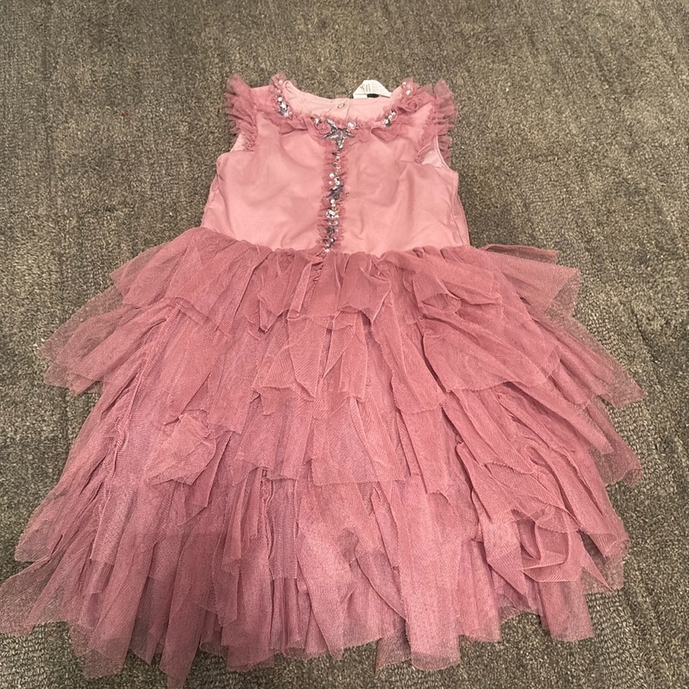 H&M Tulle Dress with Stars/Sequin